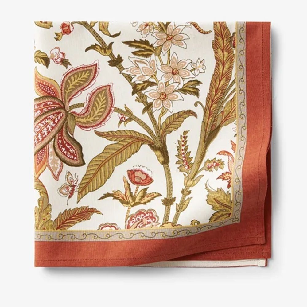 New The Company Store Fall Autumn 100% Cotton Napkins 
Set of 8